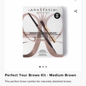 New Anastasia perfect your brows kit in medium brown
